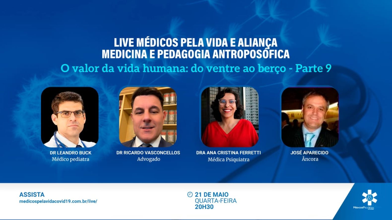 Card Live especial de 21 de maio