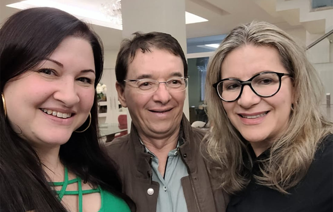 Vereadora Ada, Dr Jordão e Dra Cirley Moares. Foto: reprodução/internet