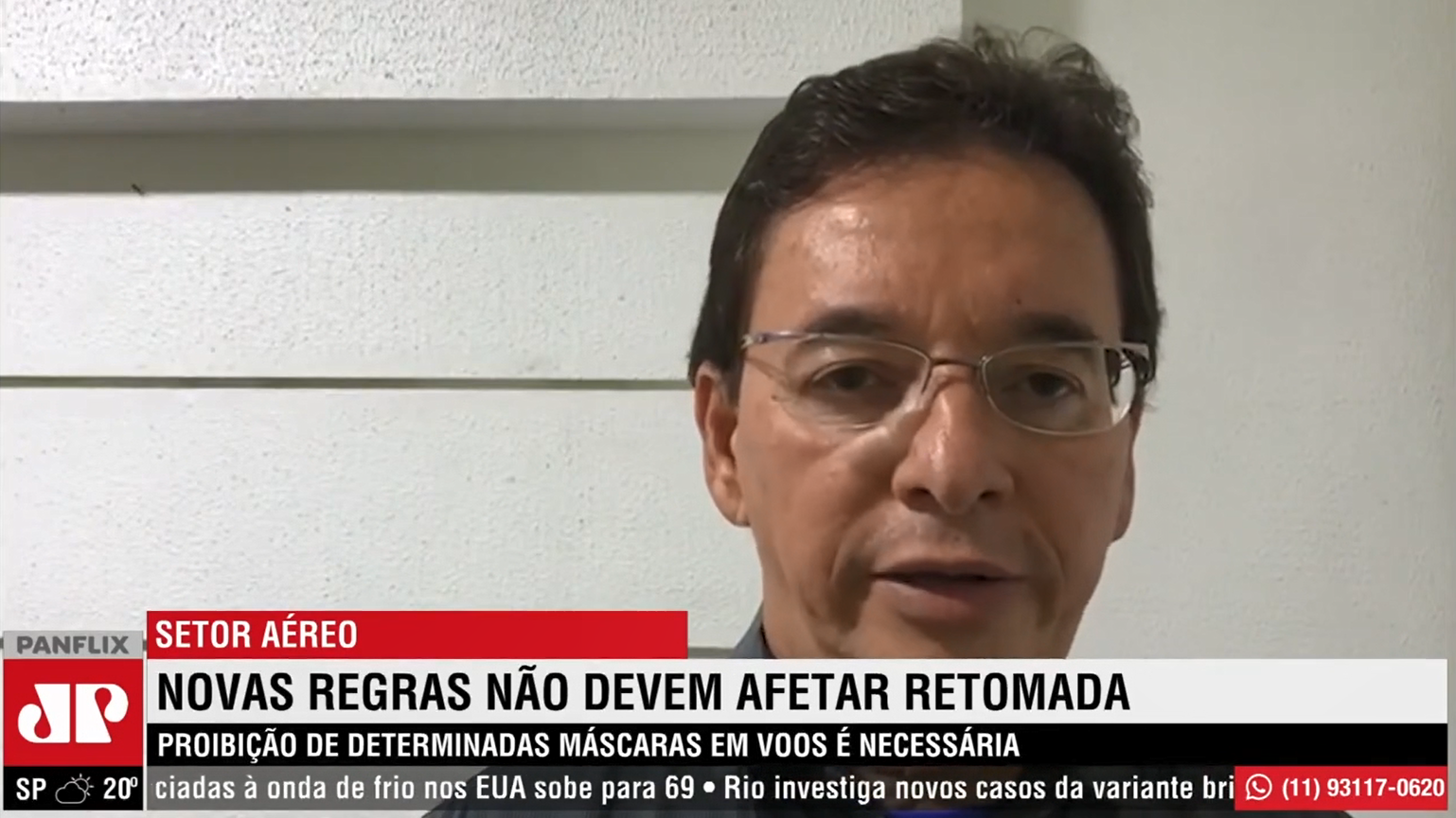 Jovem Pan: MPV participa da discussão sobre uso de máscaras em aviões no Brasil