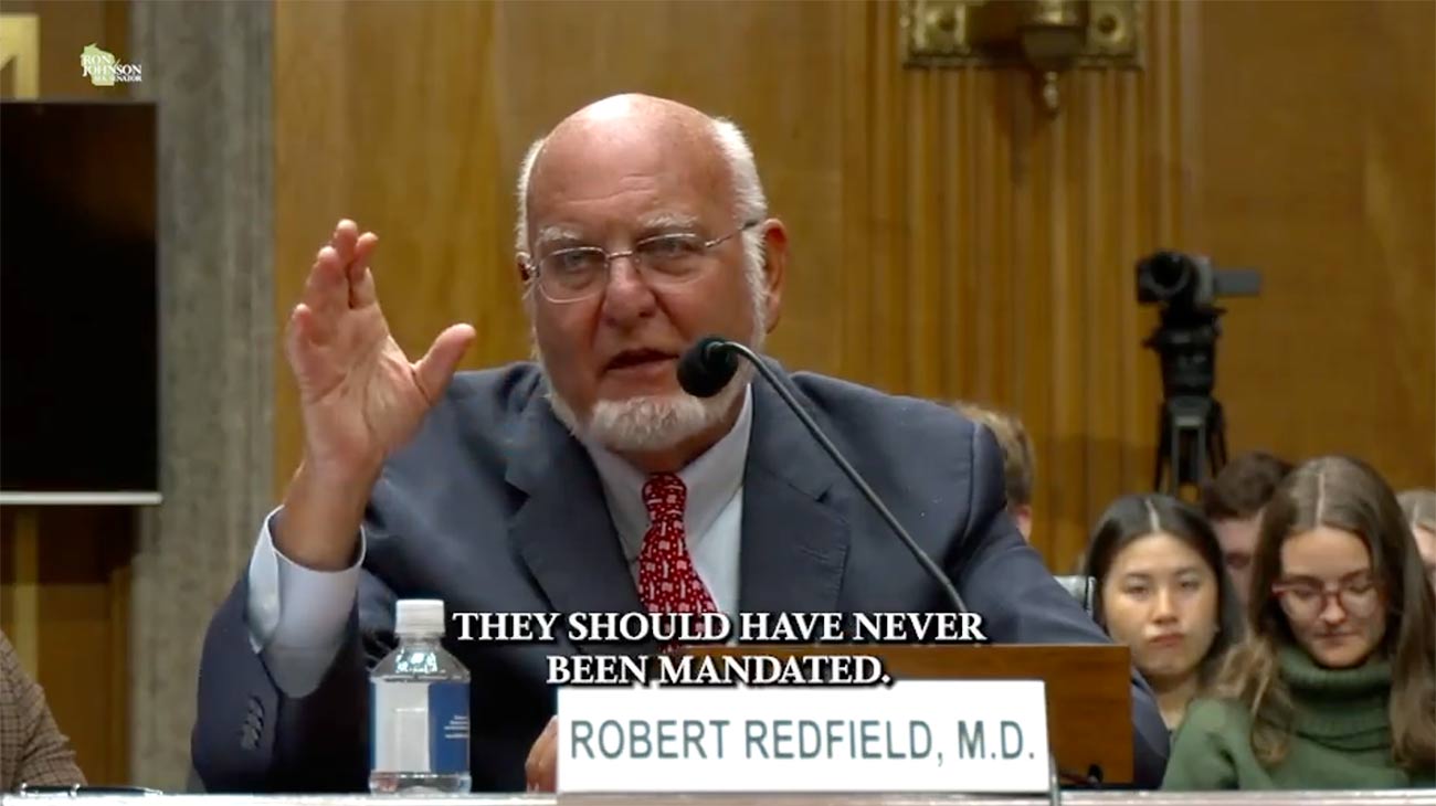 robert-cdc Ex-diretor do CDC durante audiência no senado dos EUA. Foto: reprodução.