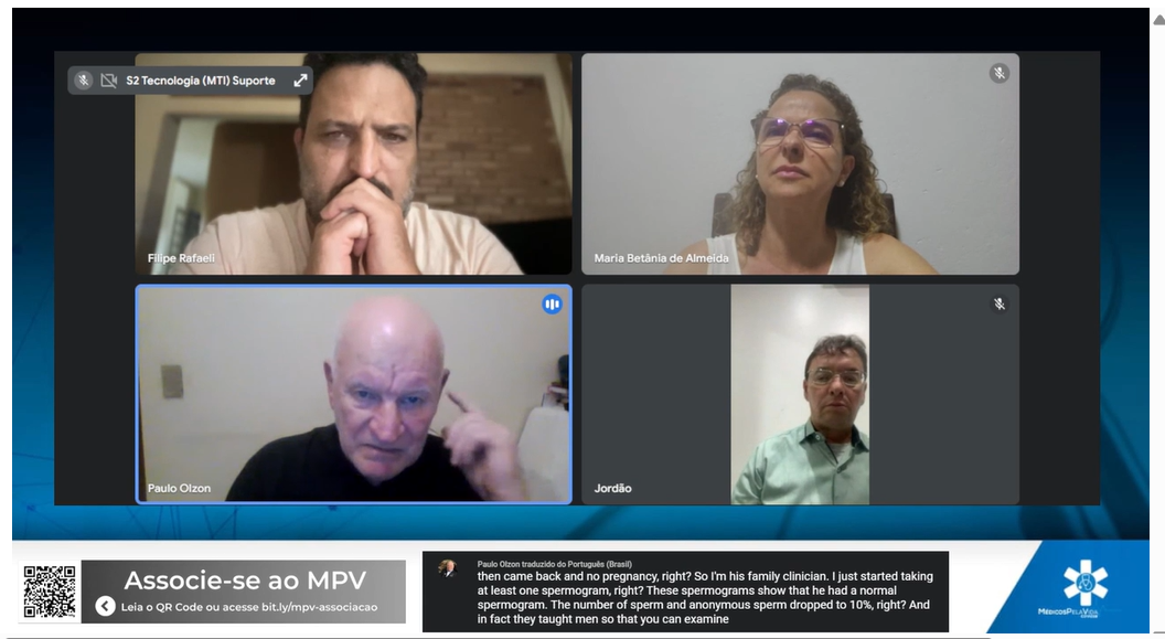 Time Line com Dr. Paulo Olson, Dra Maria Betania e Dr. Jordão - Filipe como estrevistador